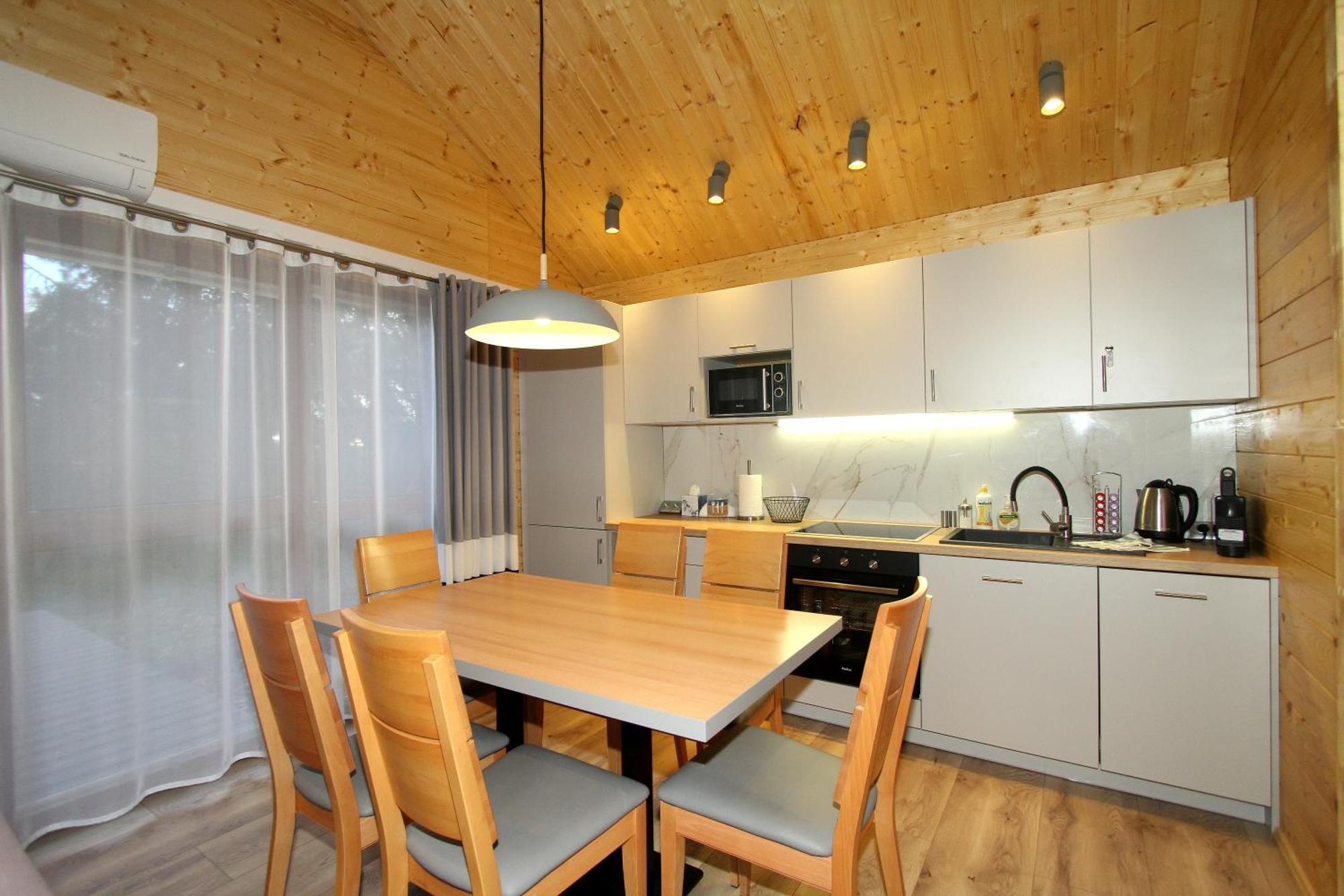 Caloroczny Drewniany Domek Superior I Apartamenty Eko-Oaza W Krynica Morska-Piaski Nowa Karczma  Exterior photo